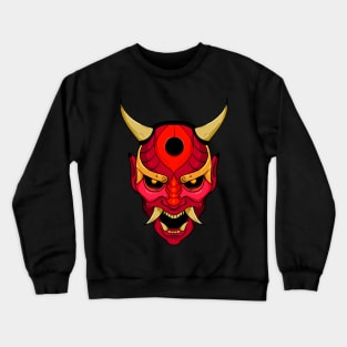 The Face Of The Devil Crewneck Sweatshirt